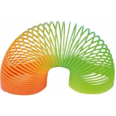 Teddies Spirála pružina duhová plast – Zboží Dáma