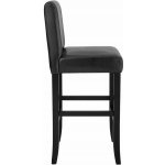 Tectake 400551 dřevěná černá – Zboží Mobilmania