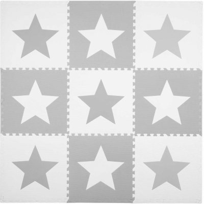 Ricokids Pěnové puzzle na zem 180x180cm 9kshvězdy – Zboží Dáma