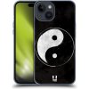 Pouzdro a kryt na mobilní telefon Apple Pouzdro Head Case Apple iPhone 15 YIn a Yang BW