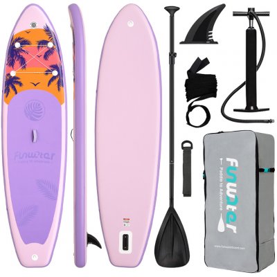 Paddleboard FunWater PurplePalm 335*84*15cm – Sleviste.cz