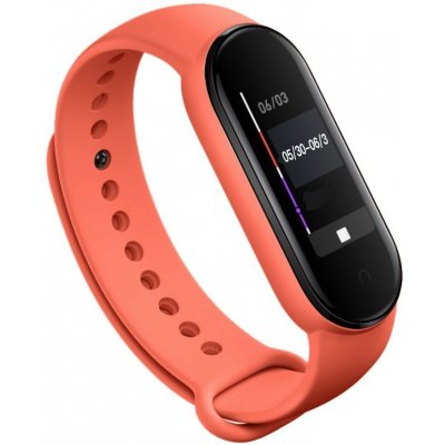 Xiaomi Mi Band 5/6 náhradní náramek Jednobarevný Oranžová MBS5-ORA – Zboží Živě