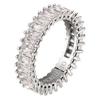 Morellato prsten s čirými zirkony Baguette SAVP100 – Zboží Dáma