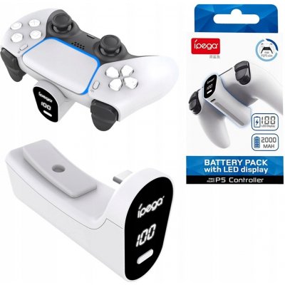 iPega P5042 Přenosná Dobíjecí Baterie pro PS5 Ovladač White – Zboží Živě