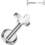 Šperky4U piercing do brady PUSH IN labreta titan TIT1528-1006 – Zboží Dáma
