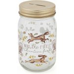 Cooksmart ® Coastal Birds kasička průhledná stříbrná – Zboží Dáma