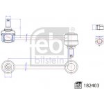 FEBI BILSTEIN Tyč/vzpěra, stabilizátor 182403