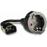 Lanberg napájecí C14 - Schuko 0.2m [CA-C14E-10CC-0018-BK] – Sleviste.cz