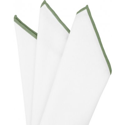 Bubibubi kapesníček do saka se zeleným lemem bílý – Zboží Dáma Bubibubi kapesníček do saka se zeleným lemem bílý – Zboží Dáma