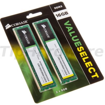 Corsair Value DDR3 16GB (2x8GB) 1333MHz CL9 CMV16GX3M2A1333C9