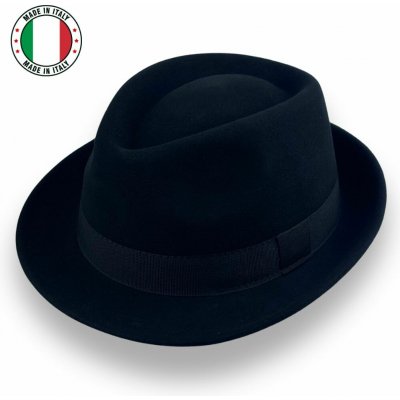 Krumlovanka Cestovní klobouk trilby-nepromokavý-nemačkavý P-181056 černý – Zboží Dáma