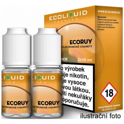 Ecoliquid Premium 2Pack ECORUY 2 x 10 ml 20 mg – Zboží Mobilmania