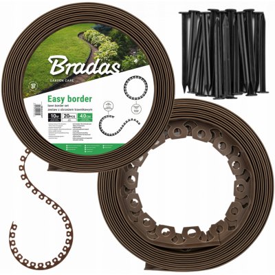 Bradas Easy Border 4 x 1000 cm hnědá 1 ks – Sleviste.cz