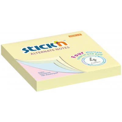 Hopax Stick'n Alternate pastel 76 x 76 mm 100 listů – Zboží Mobilmania