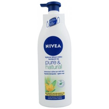 Nivea Pure & Natural výživné tělové mléko 400 ml