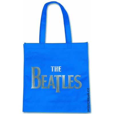 The Beatles ekologická nákupní taška Silver Drop T Logo Blue