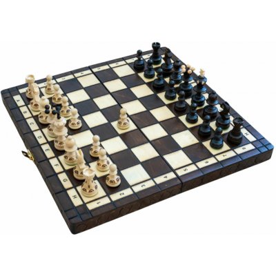 Dřevené šachy Dámský gambit – Zboží Živě