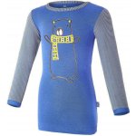 Dětské tričko Little Angel smyk obrázek DR Outlast® indigo medvěd pruh – Zboží Mobilmania