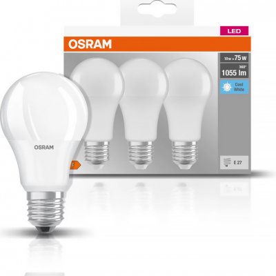 OSRAM Žárovka LED BCLA75 E27 10W/840 3 BASECLA75 – Zboží Mobilmania