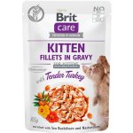 Brit Care Cat Fillets in Gravy Kitten Tender Turkey 85 g – Zboží Mobilmania
