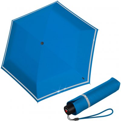Knirps rookie surf reflective lehký skládací deštník modrý