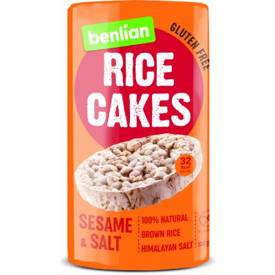 Benlian Rice cakes rýžové chlebíčky sezam a sůl 100 g – Zboží Dáma