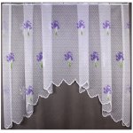 BytoTex Hotová oblouková záclona Levandule 300x160 cm – Hledejceny.cz