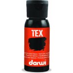 Darwi Tex barva na textil Černá 50 ml – Zboží Dáma