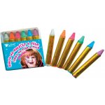 Barvy na obličej a tělo 6 ks perleťové – Zboží Dáma