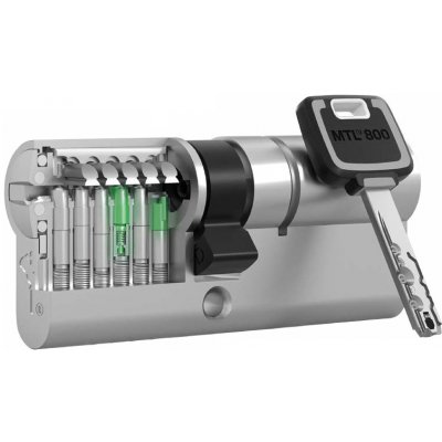 MUL-T-LOCK 800 31+31 Nikl, s prostupovou spojkou – Hledejceny.cz