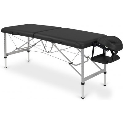 Habys Skládací masážní lehátko Aero Stabila černá 15 Vinyl Flex 165 x 60 cm 10,5 kg – Zboží Mobilmania