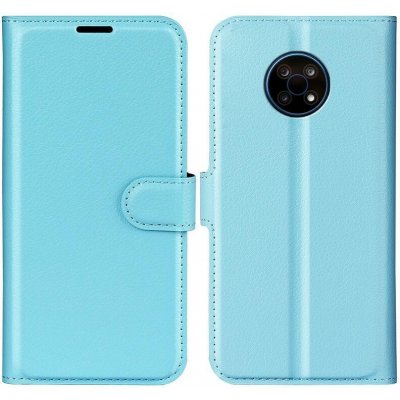 Litchi PU kožené peněženkové na mobil Nokia G50 - modré – Zboží Živě