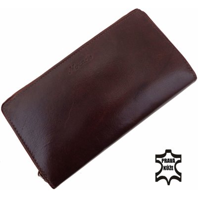 Mercucio dámská kožená peněženka Hnědá Přírodní kůže – Zboží Mobilmania