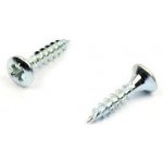 Vrut do dřeva zápustná čočková hlava 3x14 mm, zinek bílý – Hledejceny.cz