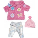 Zapf Creation BABY born Souprava s růžovým kožíškem 43 cm – Sleviste.cz