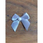 Mašle saténová 30x35 mm s perlou šedá – Hledejceny.cz