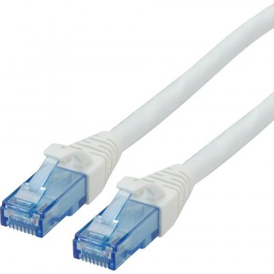 Roline 21.15.2767 RJ45, CAT 6A U/UTP, 10m, bílý – Zboží Mobilmania