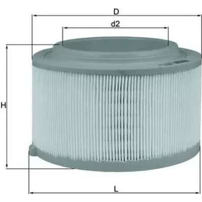KNECHT Vzduchový filtr KNC LX 3458 – Hledejceny.cz