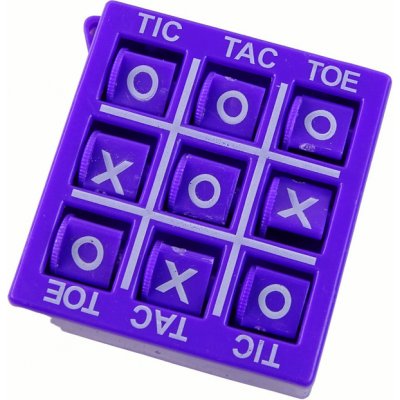 Hra Piškvorky 4,5 cm fialová – Zboží Mobilmania