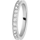 Morellato ocelový prsten s krystaly Love Rings SNA41