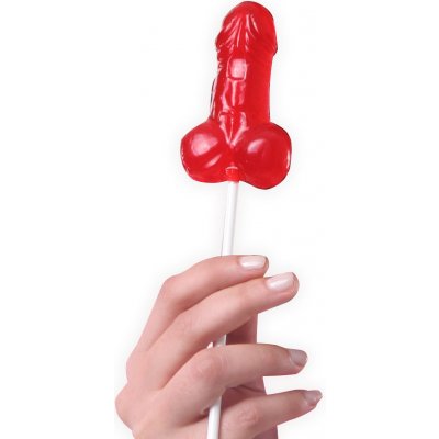 Secret Play Strawberry Penis Lollipop 30 g – Zbozi.Blesk.cz