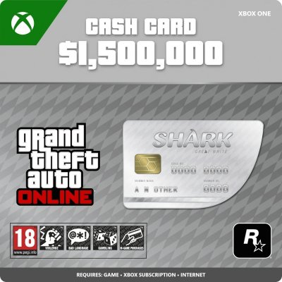 Grand Theft Auto Online Great White Shark Cash Card 1,250,000$ – Zboží Dáma
