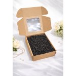 Dárková krabice s odklápěcím průhledným víkem 200x200x100mm, 10 ks – Zboží Živě