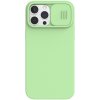 Pouzdro a kryt na mobilní telefon Apple Pouzdro Nillkin CamShield Silky iPhone 13 Pro Max Mint Green