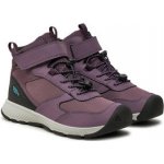 Keen Skua Mid Wp Children black plum/plum perfect – Zboží Dáma