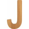 Dekorace Small Foot bambusové písmeno J