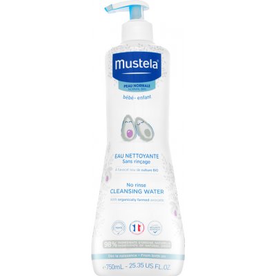 MUSTELA Jemná čisticí voda s organicky pěstovaným avokádem 750 ml – Sleviste.cz