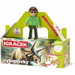 Igráček Paleontolog s vykopávkami dinosaurů Triceratopse a Brachiosaura Efko – Zboží Dáma