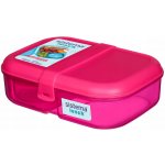 Sistema Krabička na svačinu Ribbon Lunch s vložkou a kelímkem modrá – Sleviste.cz