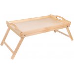 ČistéDřevo Dřevěný servírovací stolek do postele 50x30cm – Zboží Mobilmania